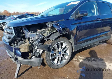 2017 Ford Edge Titanium from USA, damaged, VIN 2FMPK4K94HBC30769